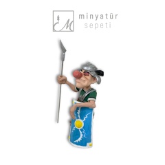 Romalı Asker Mızraklı - 3d reçine figür