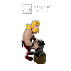 Asteriks filmi Demirci Karakteri 3d figür