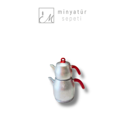 Minyatür Çaydanlık 1.12 ölçek Kırmızı