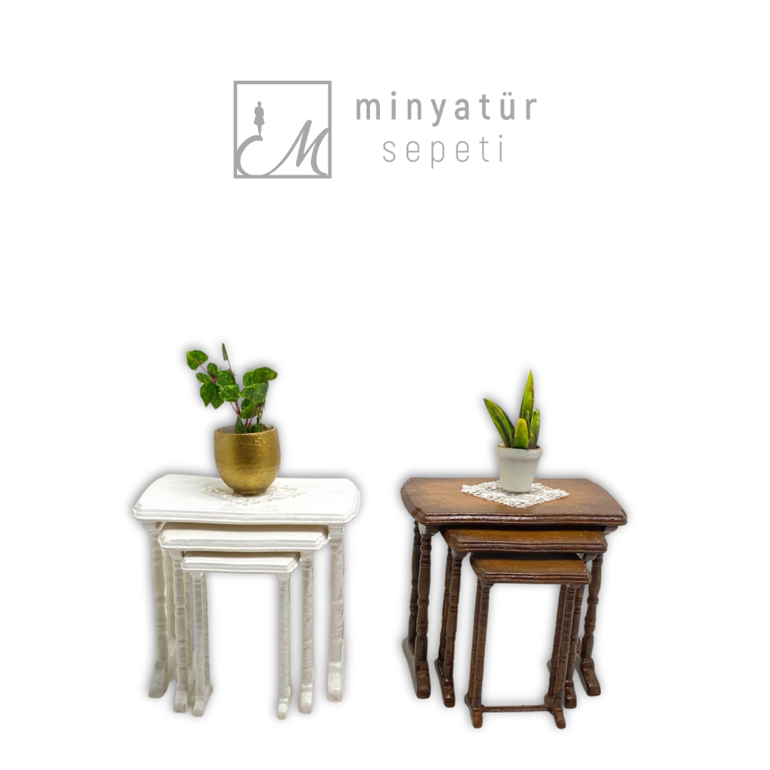 Minyatür Zigon Sehpa Seti