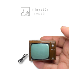 Minyatür Retro Televizyon