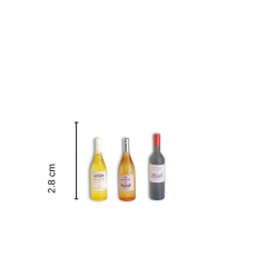 Minyatür İçki Şişeleri 3 lü paket (1.10 ölçekli)