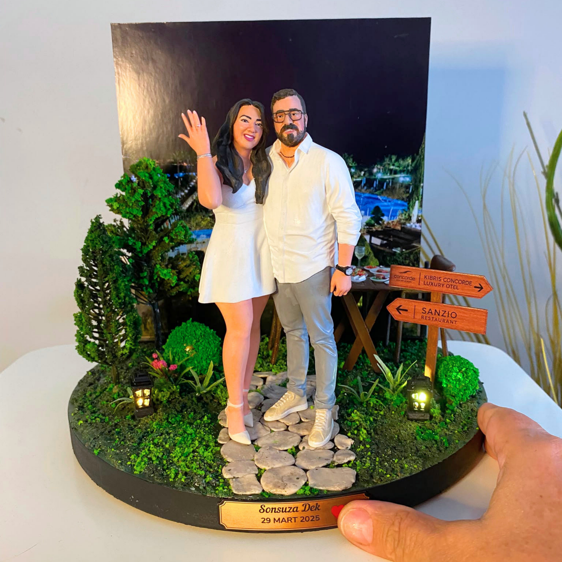 Evlilik Teklifi Diorama - Kişiye Özel