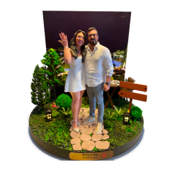 Evlilik Teklifi Diorama - Kişiye Özel