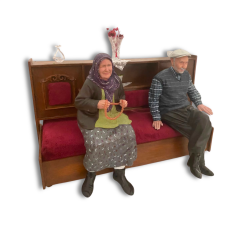 Yaşlı Çift Fotoğraftan Kişi