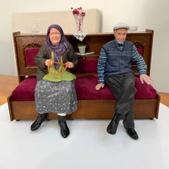 Yaşlı Çift Fotoğraftan Kişi