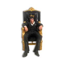 Tony Montana Figürü – Taht Koltuğunda 1.18 ölçek