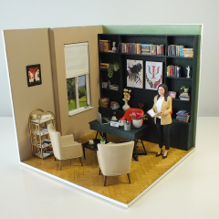 Psikolog Odası Diorama - Kişiye Özel Fotoğraftan tasarım