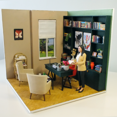 Psikolog Odası Diorama - Kişiye Özel Fotoğraftan tasarım