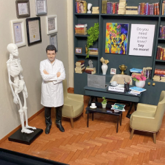 Kişiye Özel Doktor Odası Diorama